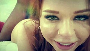 can petite redhead stella luxx really handle that massive bbc pounding her tight holes?