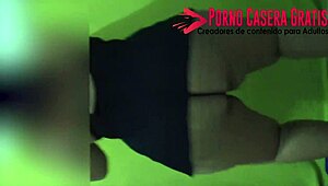 mature latina bbw shakes huge bare ass while stripping seductively