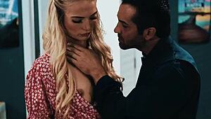 blonde teen student 18+ sneaks sex with professor deepthroat cowgirl doggystyle hardcore