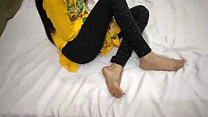 i'm so horny for this desi aunty's big natural tits... she squirts when i fuck her pussy hardcore