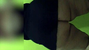 mature latina bbw shakes huge bare ass while stripping seductively