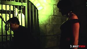 stacey saran and sofia valentine share anal pounding in hot blonde brunette ffm threesome