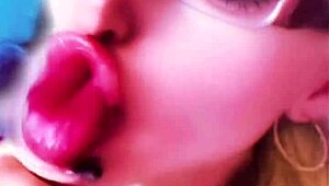 Dollification turns sissy into bimbo fuck doll with huge pink lipstick lips