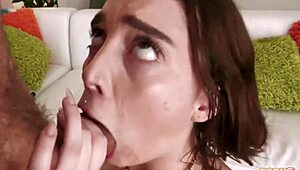 char gates moans loud as huge cock stretches her tight asshole wide