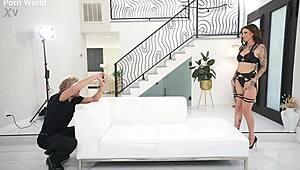 damn ambitious actress kitt jones takin brutal anal ass-to-mouth just for the gig. heels ripped off mid-pound