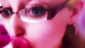 Dollification turns sissy into bimbo fuck doll with huge pink lipstick lips