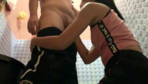 Curvy Filipina Flashes Big Ass in Public Comfort Room Surprise