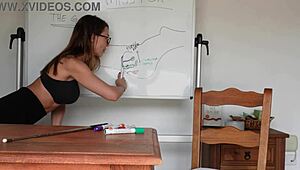 Squirt Lesson: Teacher Fingers G-Spot for Explosive Orgasms