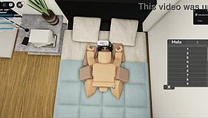 my big tits bounce wild while we fuck on roblox