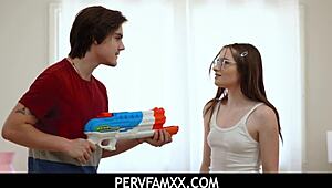 Pervfamxx Stepmom Sophia Locke Joins Stepsiblings Reese Robbins and Tyler Cruise for Wild Threesome Fuck