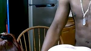 how'd i take down this big-titted redhead milf over rent in the living room?
