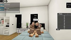 my big tits bounce wild while we fuck on roblox