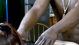 how'd i take down this big-titted redhead milf over rent in the living room?