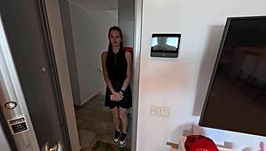 friend came over sad so i bent over took his huge cock doggystyle till cumshot facial