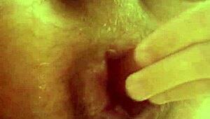 Vacuum sucks my prolapsed anal lips while I jerk off hard