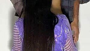 College Indian teachers sneak bathroom fuck with big cock blowjob and squirt