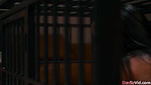 Submissive wife watches hubby fuck young neighbor then licks her pussy and tits 😏👅