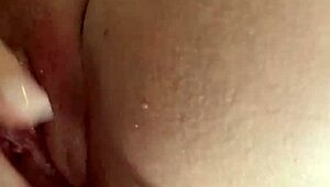 Housewife milf with huge tits and big clit takes muscular anal pounding to orgasm. What a day for femdom ass fucking