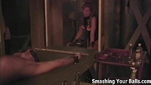 get ready for hardcore ballbusting punishment from mistress
