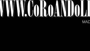 gas mask on, rubber latex catsuit tight... ready for this b play bondage? 