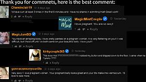 my amateur pregnant girlfriend looks so cute today