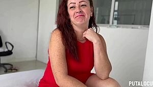 curvy colombian milf xana swallows my cum after dirty doggy and cowgirl