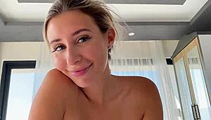 hey old man wake up this young beauty wants to suck your morning cock right now