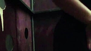 Latina Milf Sucks Multiple Big Cocks at Gloryhole