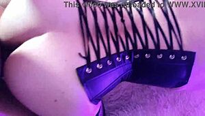 met her at the bar now she's my slut taking raw creampie behind her cuckold hubby's back