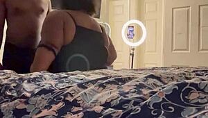 He breeds his pregnant girlfriend from angle two