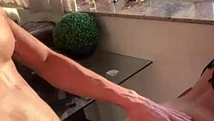 wanna watch this skinny brazilian couple fuck bareback by the window?