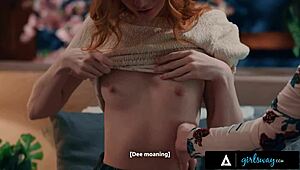 Dee Williams Femdom Fucks Tied Petite Redhead Scarlet Skies