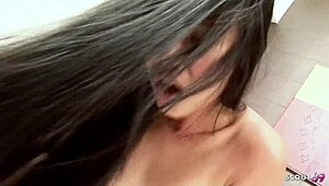 Skinny Thai teen's tight pussy raw pounded no condom by tourist's monster cock at soap massage holiday