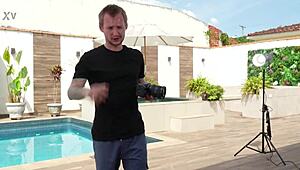 ever wonder how sexy teen akina asmus handles leo casanova's monster cock bts at casting?