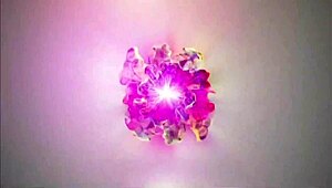 Moaning hard in anal orgy with two monster cocks on sofa