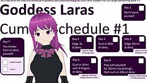 7-day edge with goddess joi cum schedule that breaks you slow