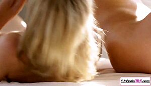 Will teasing brunette model lick photographer's pussy next?