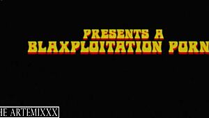 moe rayna rocks blaxploitation with big black cock pounding