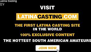 shy latina teen auditions with deep anal and face fucking