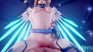 overwatch mercy milf gets hentai fucked in 3d glory 😈💥