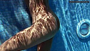 damn mary kalisy that russian hottie looks fire by the pool nude