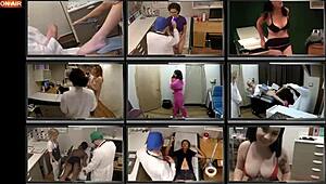 you ready for tampa university entrance physical with bella ink's big tits shower?