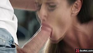 gf rides cock with toes in bf mouth foot fetish😘