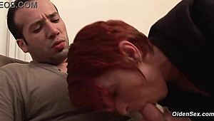 mature redhead katy morlait takes big dick anal in condom