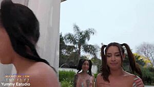 P-Love 5: Elisa Santos Eva Perez Jenifer Lol's Milk Enema Gape