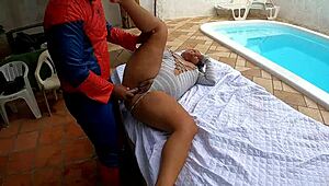 Latina Grabs Black Party Animator's Monster Cock Fetish