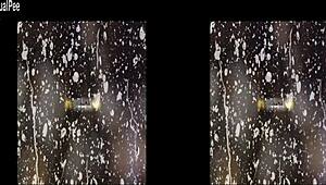 kinky redhead drenches lingerie in steaming piss soak