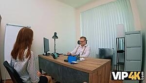 Flexible babe bends for flexible loan in office casting all holes hardcore