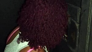 corno films his bbw slut wife naughty gloryhole booth fun