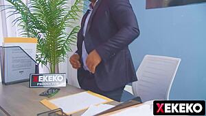 estoy tan caliente con esta venezolana culona tetona en entrevista la follo duro hasta el final